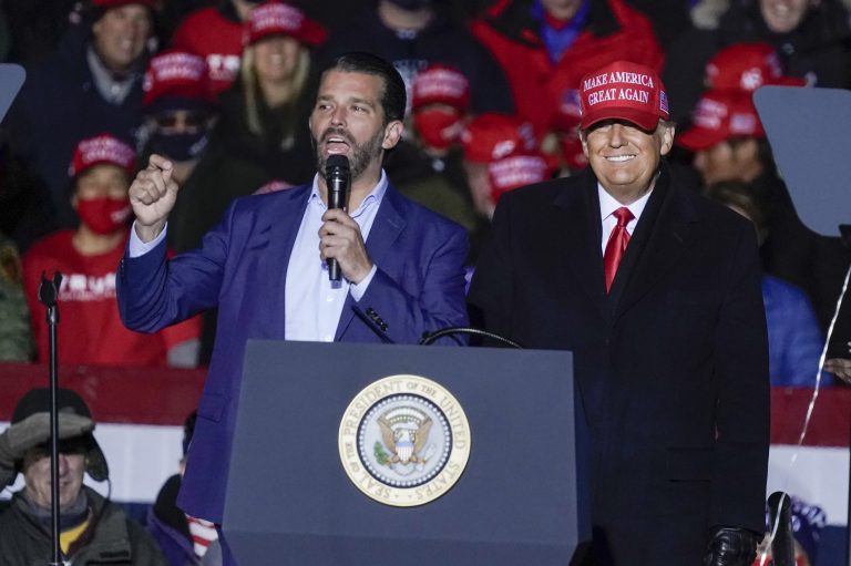 Spokesman: Trump’s eldest son tests positive for coronavirus