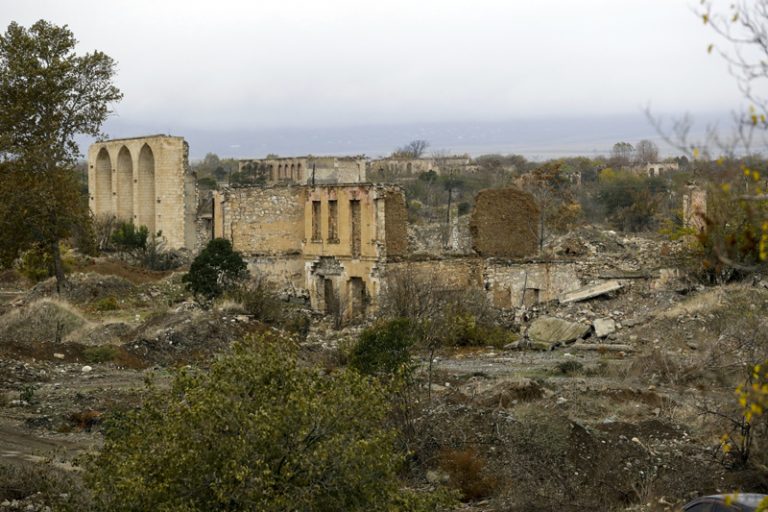 Azerbaijani army enters territory ceded by Armenian forces