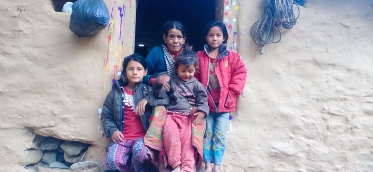 Three Bajura sisters in the lurch after passing away of father