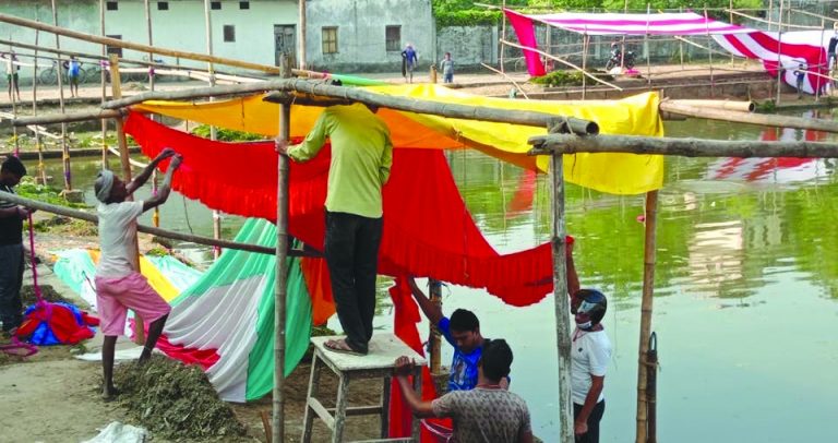 Locals preparing for Chhath festival in Saptari