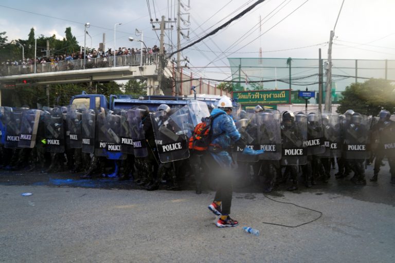 At least 55 hurt in Thailand’s most violent protests since new movement emerged