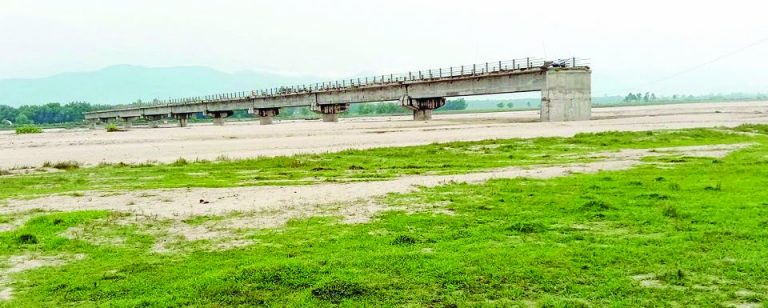 Bridge construction over Triyuga in limbo