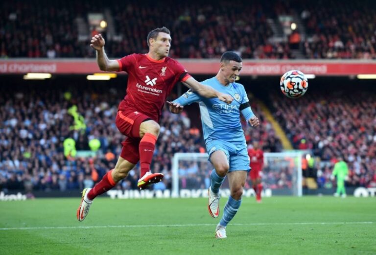City fight back twice for 2-2 draw at Liverpool