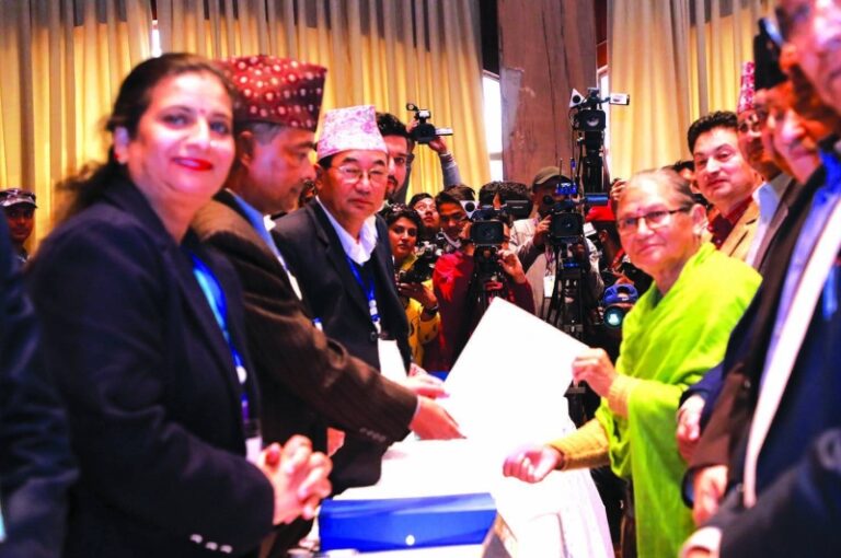 Four candidates file nomination for veep's post