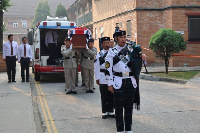 Military funeral service to Capt Ram Bahadur Limbu VC MVO held