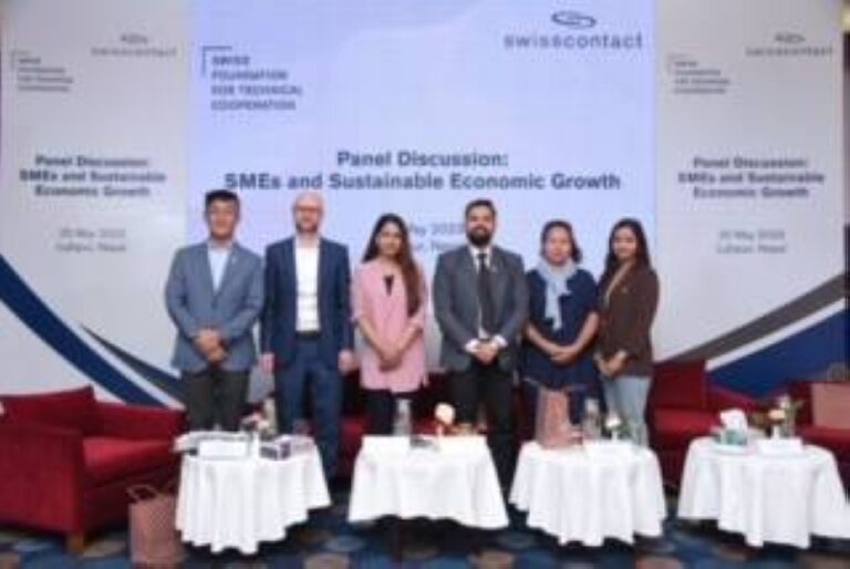 Swisscontact hosts panel discussion on SMEs and Sustainable Economic Growth