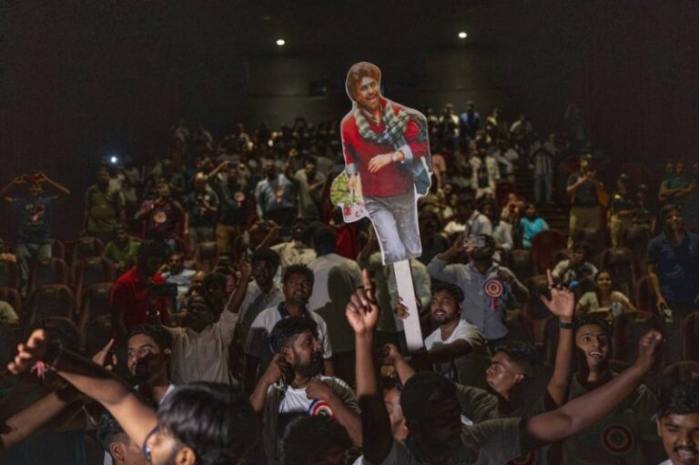 Fans in India rejoice as superstar actor Rajinikanth's latest movie hits theaters