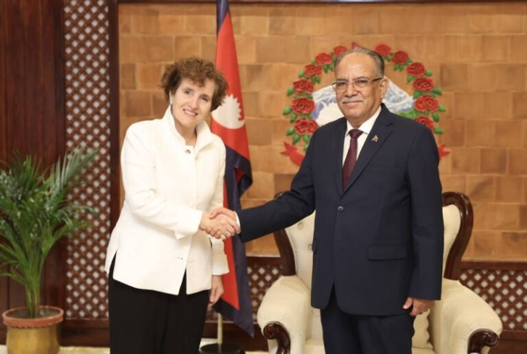 MCC CEO Alice calls on PM Dahal