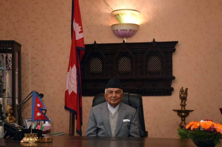 President Paudel leaving for earthquake affected districts today