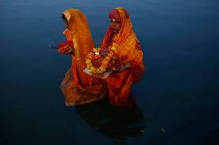 Special places being constructed for performing Chhath rituals