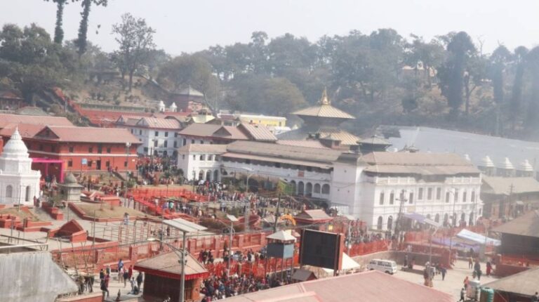 Arrangement made for easy offering of obeisance to Pashupatinath on Mahashivaratri
