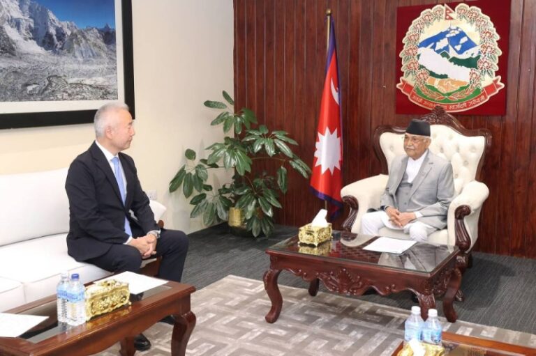 Japanese Ambassador calls on PM Oli