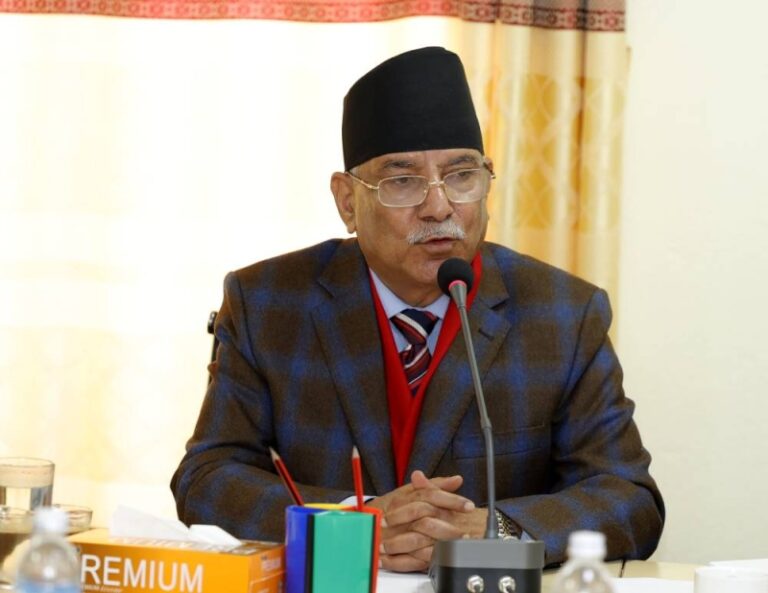 Two-point deal in favour of people: CPN (MC) Chair Dahal