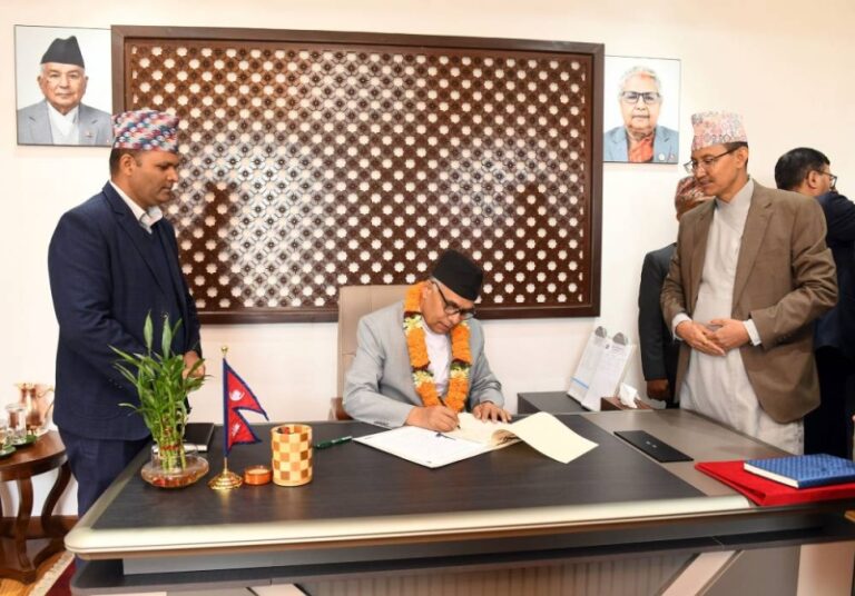 Chief Secretary Aryal assumes office, vows to strengthen civil service