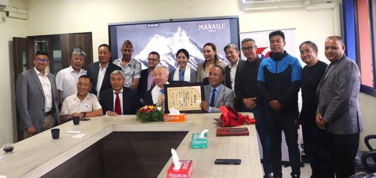 Japan honours NMA for Manaslu anniversary