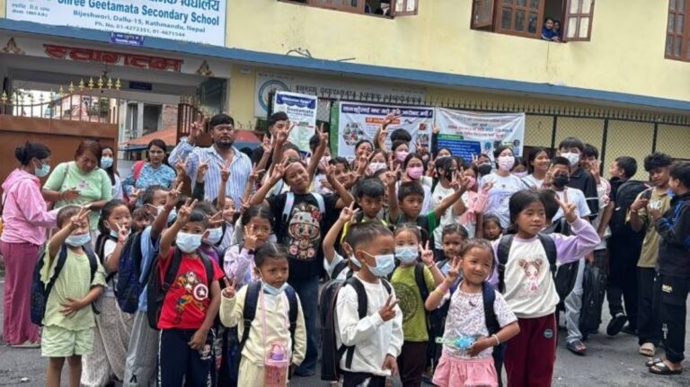 58 Rasuwa flood-affected students enrolled at Kathmandu school