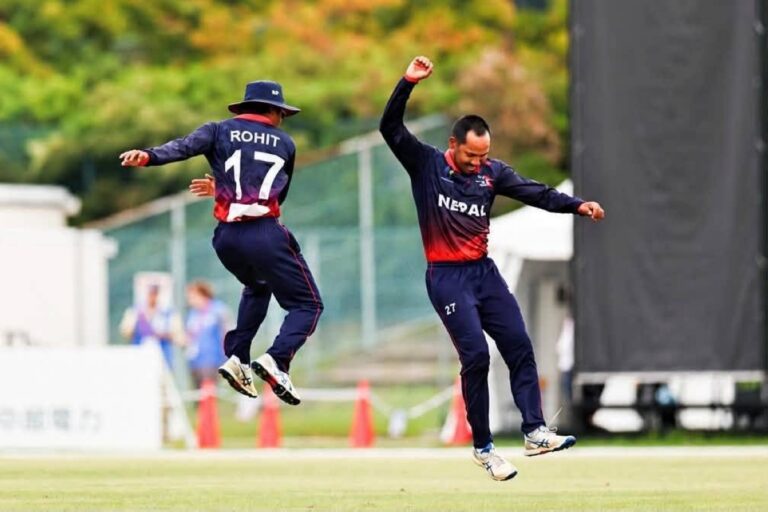 Nepal beat Afghanistan by five wickets in men's cricket