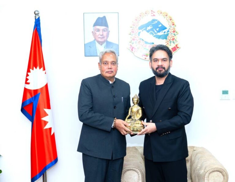 Indian Ambassador Srivastava bids farewell to PM Shah