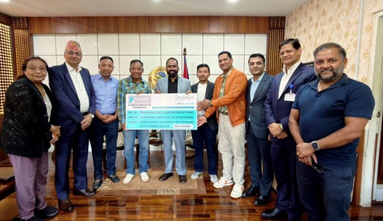 Everest climber Lakpa Rita Sherpa donates Rs 2.08 million for disaster relief