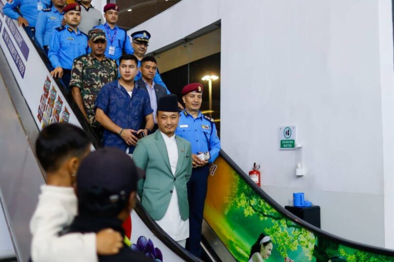 Home Minister Gurung returns after three-day India visit