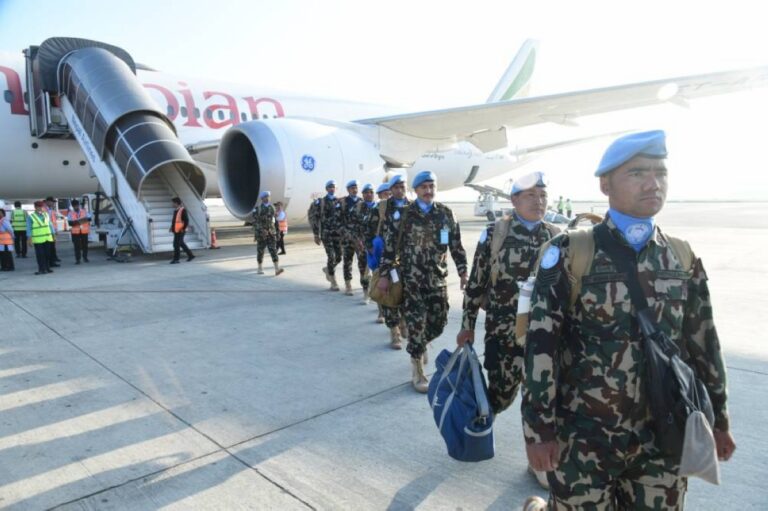 Nepal Army rotates 407 peacekeepers in South Sudan mission
